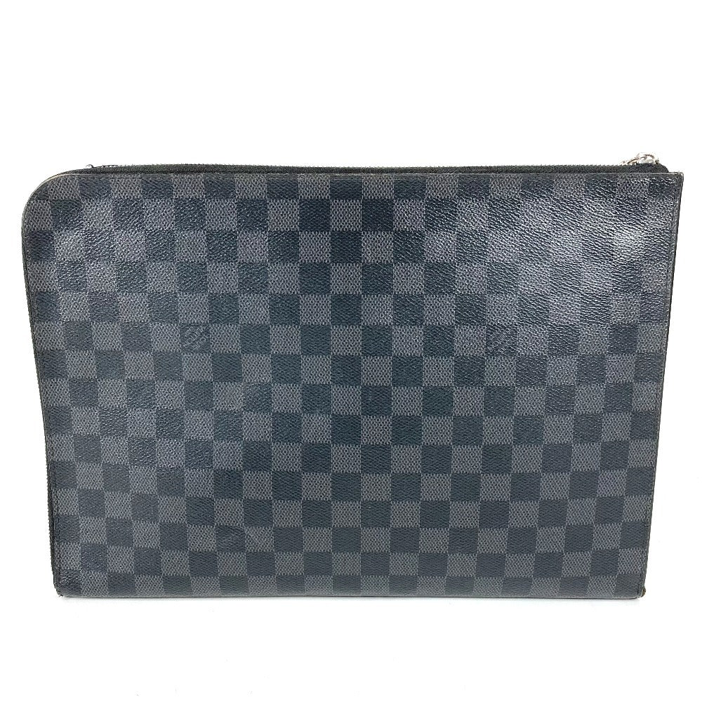 LOUIS VUITTON N64437 ダミエグラフィット ポシェットジュールGM ポシェットジュール GM カバン ポーチ セカンドバッグ L字ファスナー クラッチバッグ ダミエグラフィットキャンバス ユニセックス