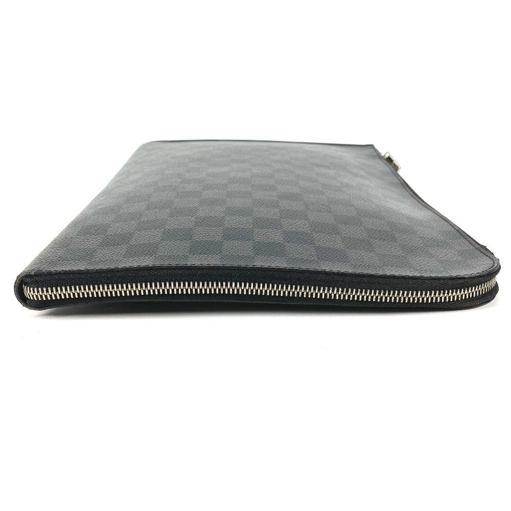 LOUIS VUITTON N64437 ダミエグラフィット ポシェットジュールGM ポシェットジュール GM カバン ポーチ セカンドバッグ L字ファスナー クラッチバッグ ダミエグラフィットキャンバス ユニセックス