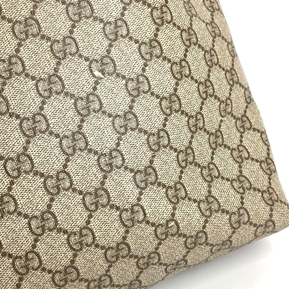 GUCCI 211137 GG Supreme Logo Bag Shoulder Tote Bag Shoulder Bag GG Supreme Canvas Unisex Beige