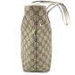 GUCCI 211137 GG Supreme Logo Bag Shoulder Tote Bag Shoulder Bag GG Supreme Canvas Unisex Beige