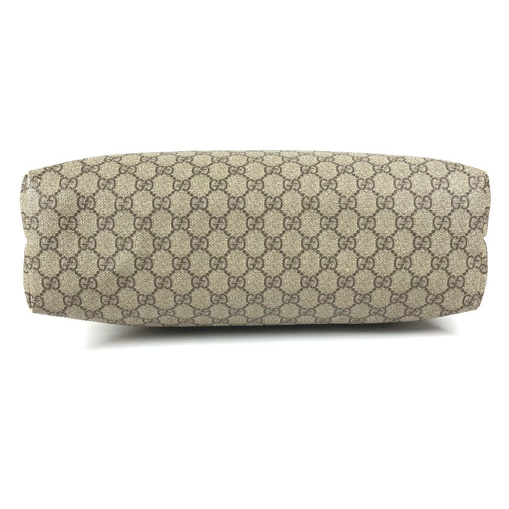 GUCCI 211137 GG Supreme Logo Bag Shoulder Tote Bag Shoulder Bag GG Supreme Canvas Unisex Beige