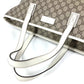 GUCCI 211137 GG Supreme Logo Bag Shoulder Tote Bag Shoulder Bag GG Supreme Canvas Unisex Beige
