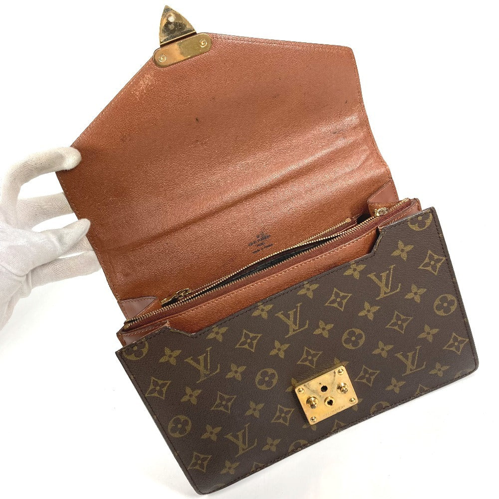 LOUIS VUITTON M51187 モノグラム モンソー26 モンソー 26 カバン フラップ 書類バッグ ビジネスバッグ ハンドバッグ モノグラムキャンバス ユニセックス ブラウン