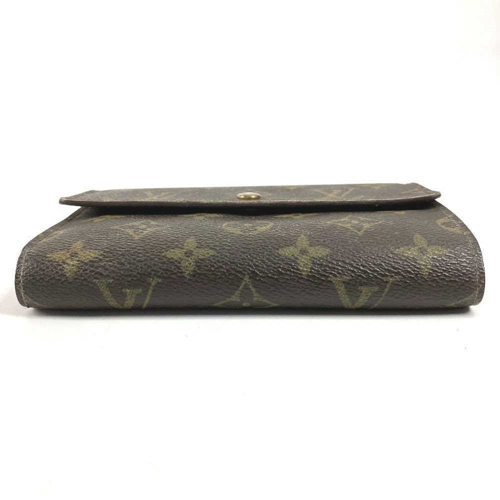 LOUIS VUITTON M61202 モノグラム ポルトトレゾールエテュイパピエ 長財布 フラップ 3つ折り財布 モノグラムキャンバス ユニセックス ブラウン