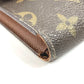 LOUIS VUITTON M61202 モノグラム ポルトトレゾールエテュイパピエ 長財布 フラップ 3つ折り財布 モノグラムキャンバス ユニセックス ブラウン