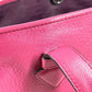 LOEWE ロゴ ヘリテージ トートバッグ カバン 肩掛け ショルダーバッグ レザー ユニセックス ピンク