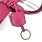 LOEWE ロゴ ヘリテージ トートバッグ カバン 肩掛け ショルダーバッグ レザー ユニセックス ピンク