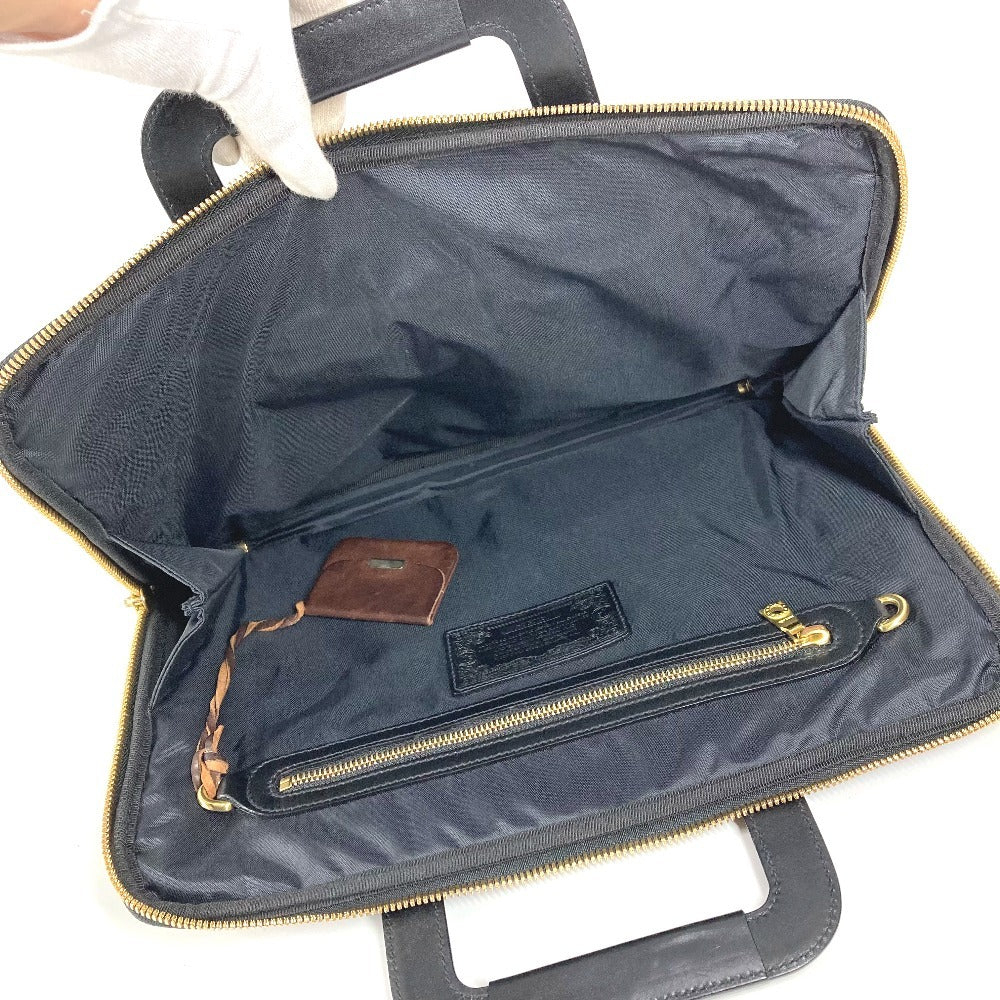 HUNTING WORLD ビジネスバッグ パソコンケース PC ロゴ カバン トートバッグ 書類バッグ バイカラー ハンドバッグ バチュークロス ユニセックス ベージュ