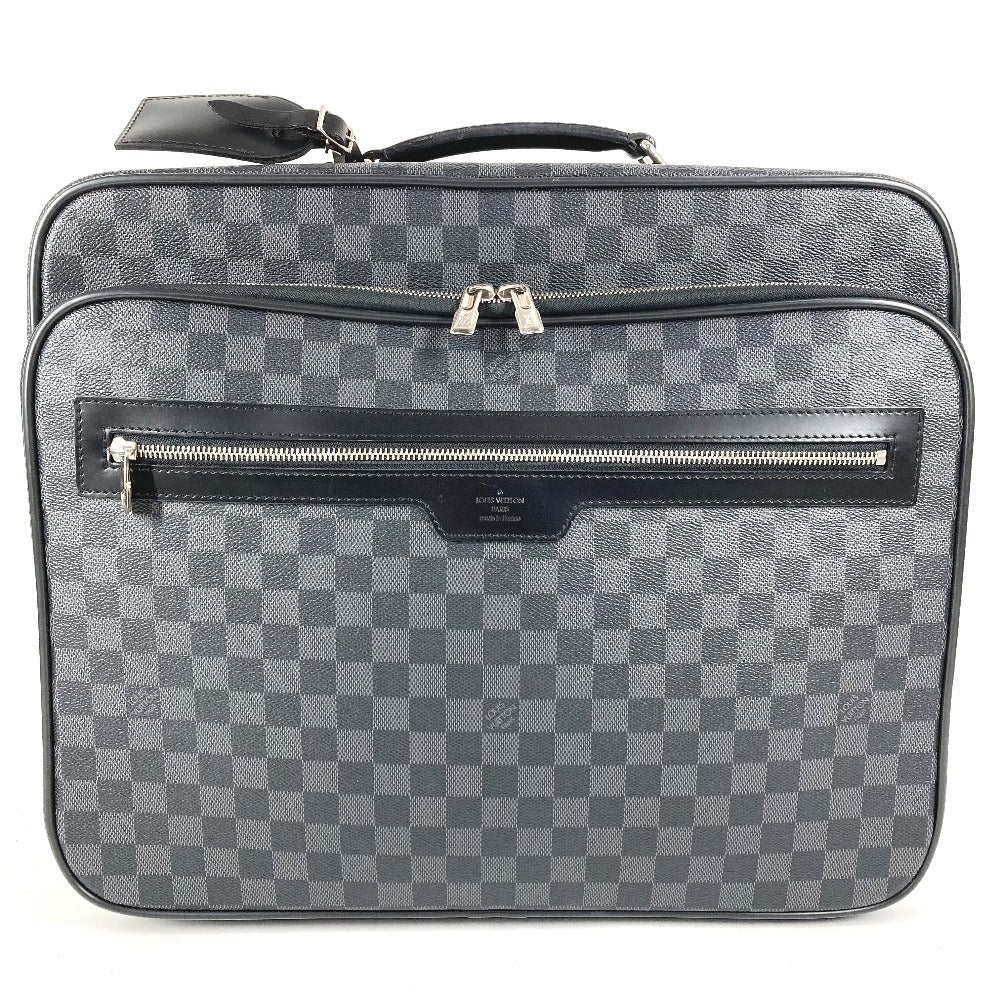 LOUIS VUITTON N23206 ダミエグラフィット パイロットケース 2輪 スーツケース トラベルバッグ 旅行バッグ キャリーバッグ ダミエグラフィットキャンバス ユニセックス ブラック