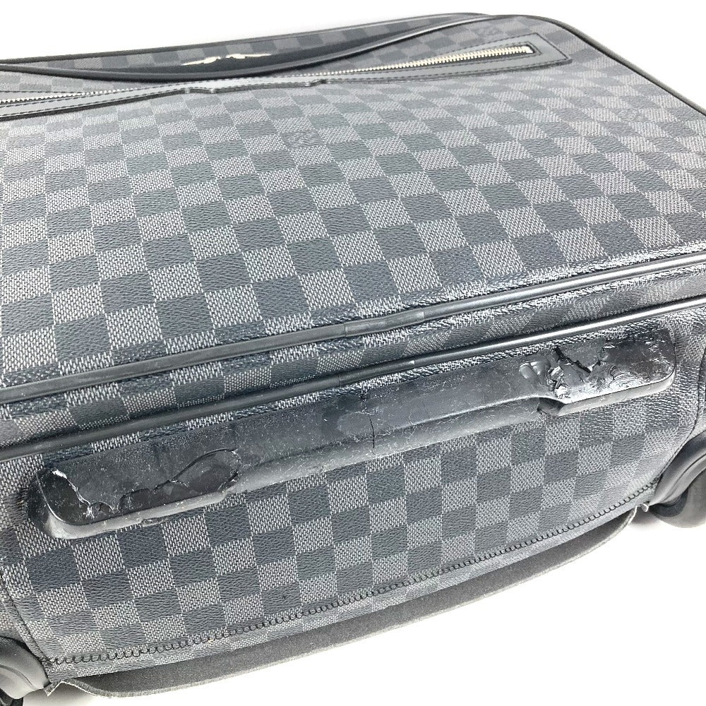 LOUIS VUITTON N23206 ダミエグラフィット パイロットケース 2輪 スーツケース トラベルバッグ 旅行バッグ キャリーバッグ ダミエグラフィットキャンバス ユニセックス ブラック