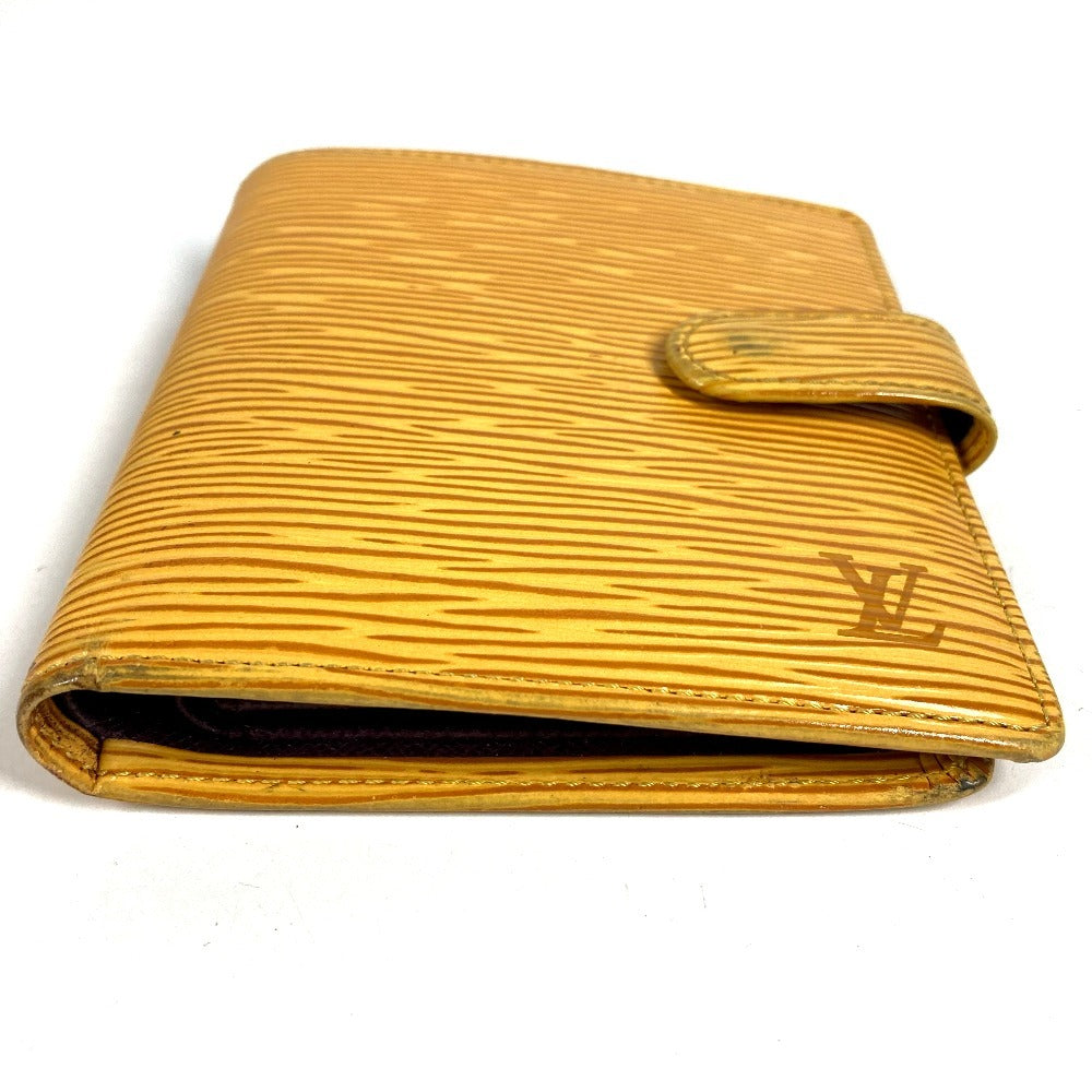 LOUIS VUITTON M63559 エピ ポルト ビエ コンパクト コンパクトウォレット 2つ折り財布 エピレザー ユニセックス タッシリイエロー イエロー