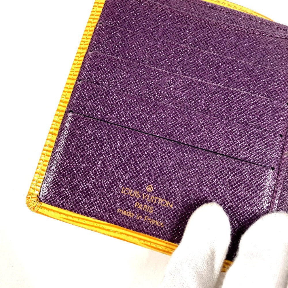 LOUIS VUITTON M63559 エピ ポルト ビエ コンパクト コンパクトウォレット 2つ折り財布 エピレザー ユニセックス タッシリイエロー イエロー