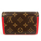 LOUIS VUITTON M64587 モノグラム ポルトフォイユフロールコンパクト コンパクトウォレット 2つ折り財布 モノグラムキャンバス レディース レッド