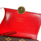 LOUIS VUITTON M64587 モノグラム ポルトフォイユフロールコンパクト コンパクトウォレット 2つ折り財布 モノグラムキャンバス レディース レッド