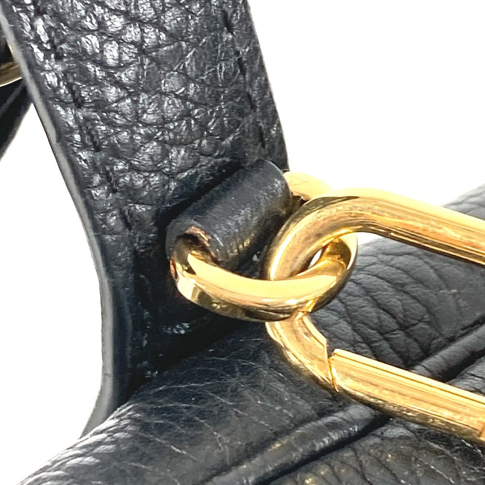 LOUIS VUITTON Unknown Dra Ultrafast MM Tote Bag Handbag Taurillon Leather Women's Noir Black