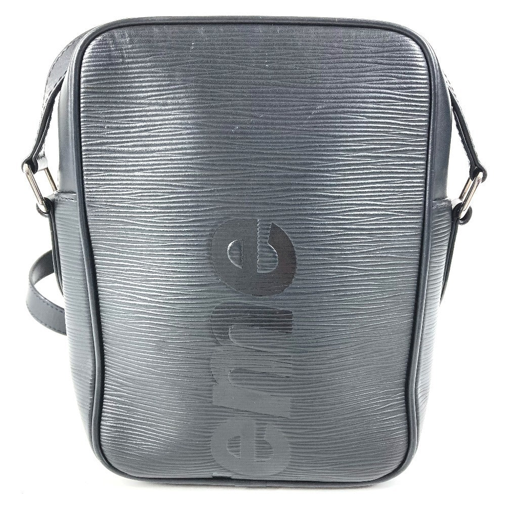 LOUIS VUITTON M53431 エピ Supreme シュプリーム コラボ ダヌーブ カバン 斜め掛け ポシェット ショルダーバッグ エピレザー ユニセックス ノワール ブラック