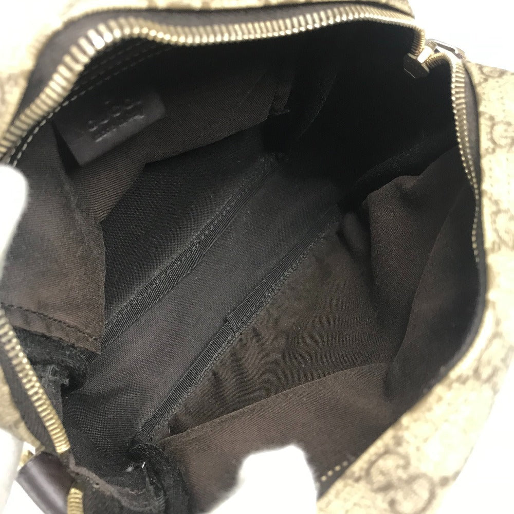 GUCCI 233268 GGスプリーム ロゴ 斜め掛け ポシェット カバン ショルダーバッグ GGスプリームキャンバス ユニセックス ベージュ
