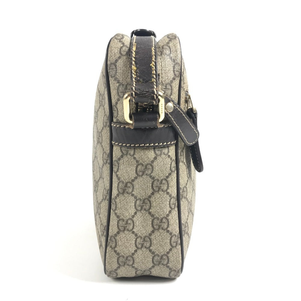 GUCCI 233268 GGスプリーム ロゴ 斜め掛け ポシェット カバン ショルダーバッグ GGスプリームキャンバス ユニセックス ベージュ