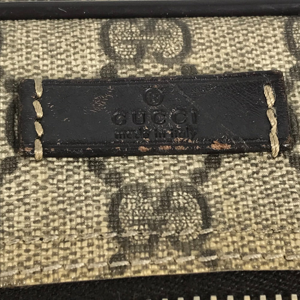 GUCCI 233268 GGスプリーム ロゴ 斜め掛け ポシェット カバン ショルダーバッグ GGスプリームキャンバス ユニセックス ベージュ
