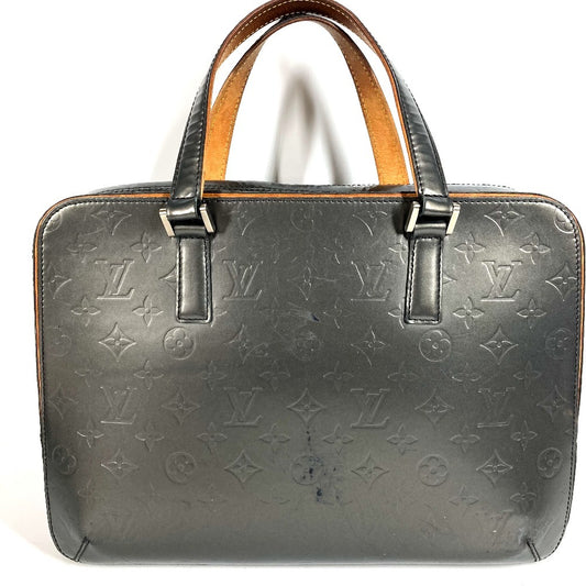 LOUIS VUITTON M55135 モノグラムマット マルデン ブリーフケース カバン 書類バッグ トートバッグ ビジネスバッグ モノグラムマットレザー ユニセックス ネイビー