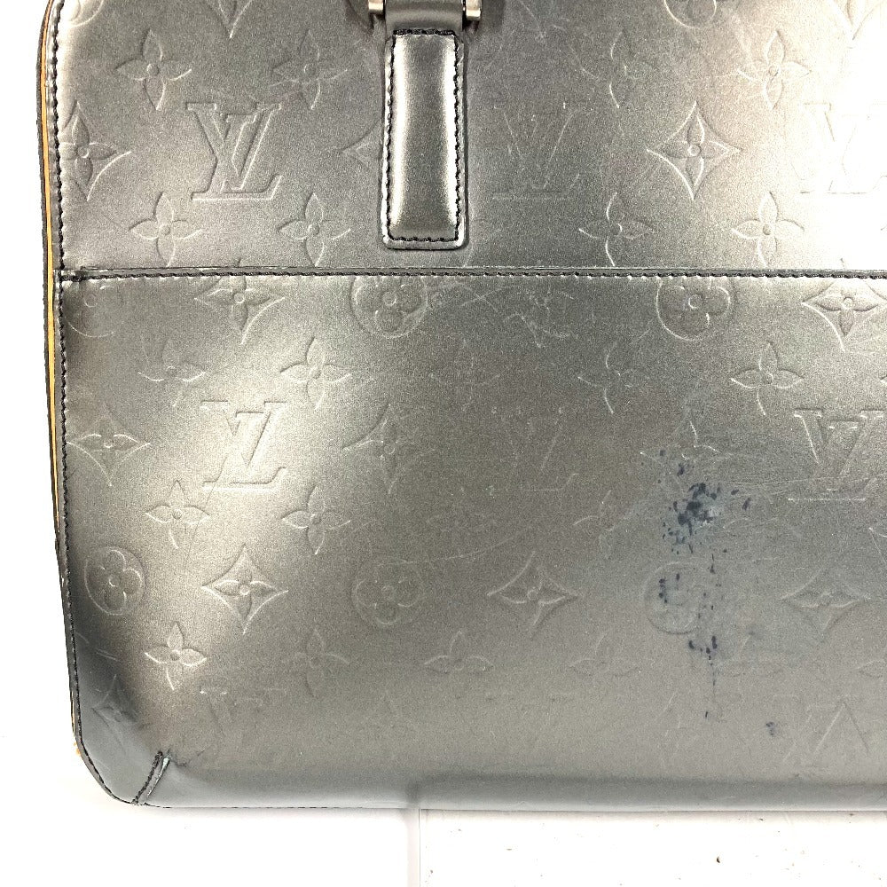 LOUIS VUITTON M55135 モノグラムマット マルデン ブリーフケース カバン 書類バッグ トートバッグ ビジネスバッグ モノグラムマットレザー レディース ネイビー