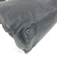 PRADA Triangle Logo Plate Tote Bag Handbag Nylon Unisex Black
