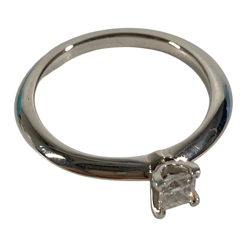 TIFFANY&Co. D0.19ct ダイヤ ダイヤモンド プリンセスカット プラチナ アクセサリー ジュエリー リング・指輪 Pt950 レディース シルバー