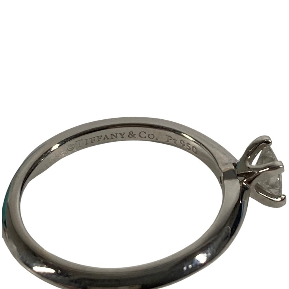 TIFFANY&Co. D0.19ct ダイヤ ダイヤモンド プリンセスカット プラチナ アクセサリー ジュエリー リング・指輪 Pt950 レディース シルバー