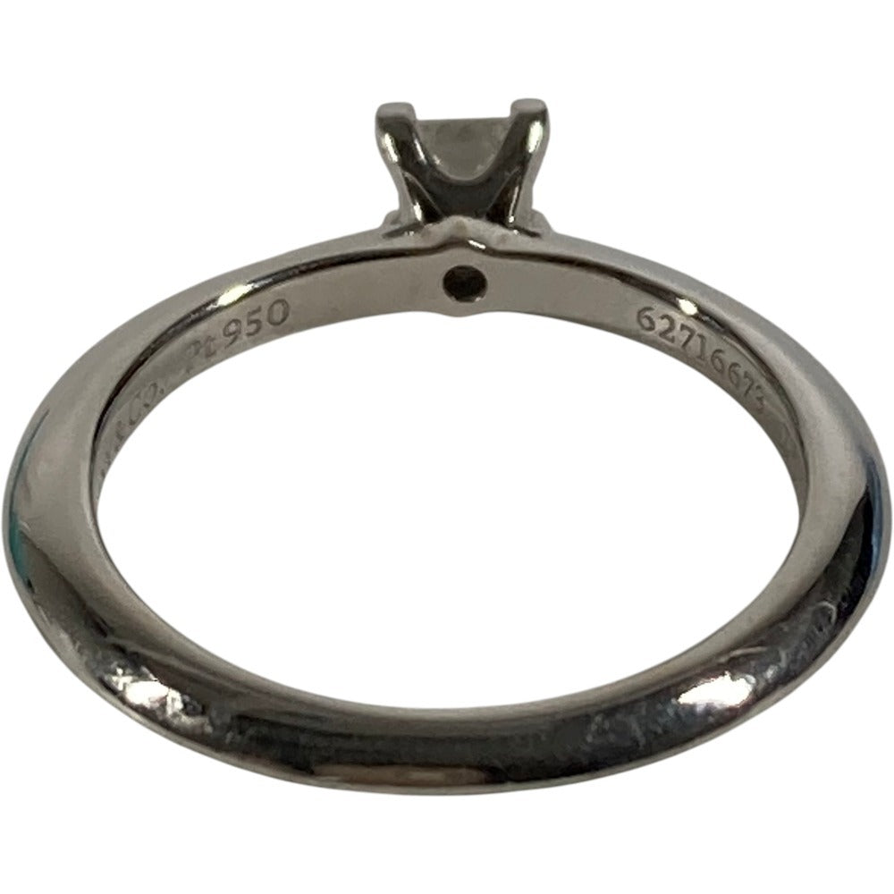 TIFFANY&Co. D0.19ct ダイヤ ダイヤモンド プリンセスカット プラチナ アクセサリー ジュエリー リング・指輪 Pt950 レディース シルバー