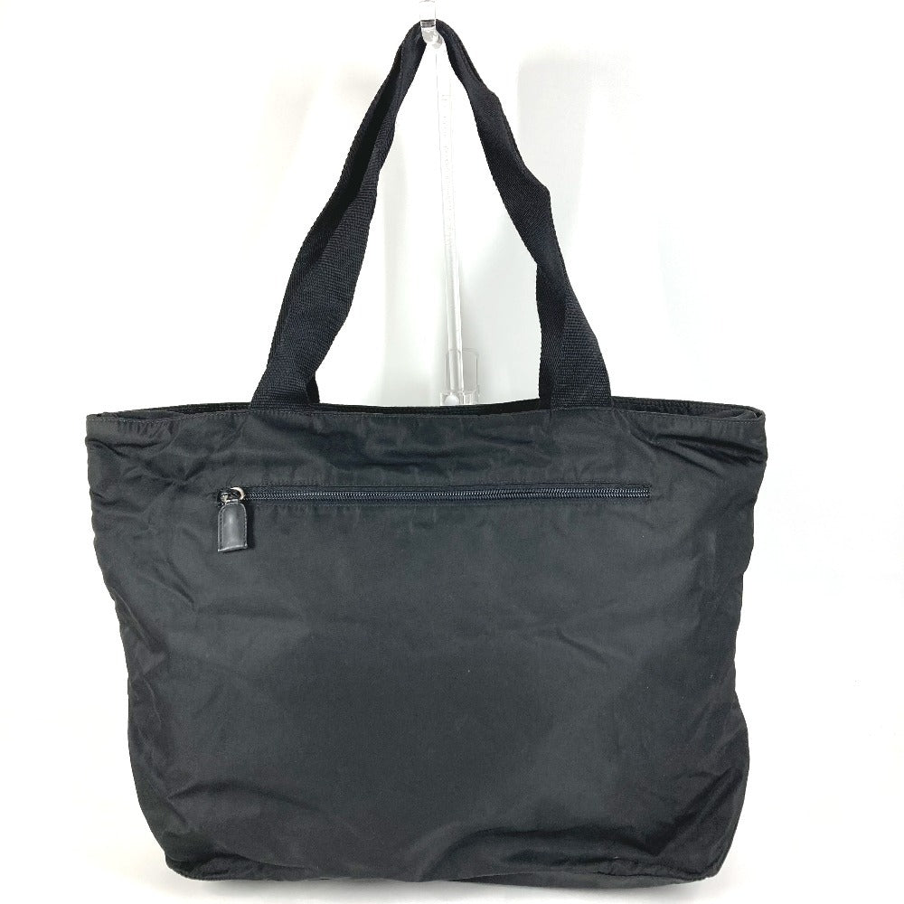 PRADA B5877F Triangle Logo Plate Shoulder Bag Tote Bag Nylon Unisex Black
