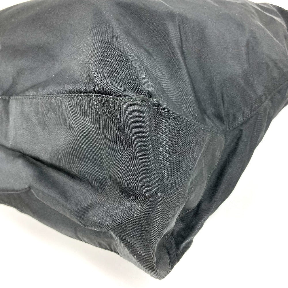 PRADA B5877F Triangle Logo Plate Shoulder Bag Tote Bag Nylon Unisex Black