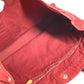 HERMES Foul Tou MM Foul Tou MM Tote Bag Handbag Cotton Unisex Red