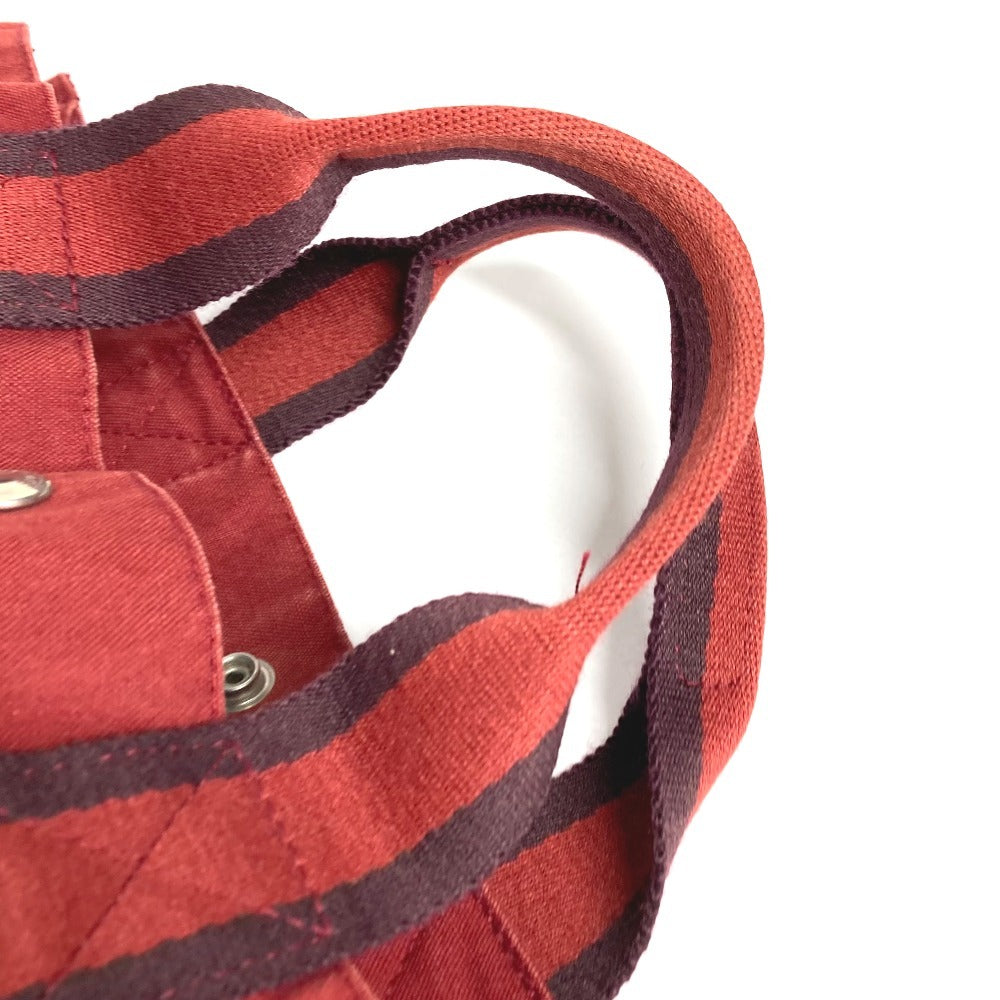 HERMES Foul Tou MM Foul Tou MM Tote Bag Handbag Cotton Unisex Red