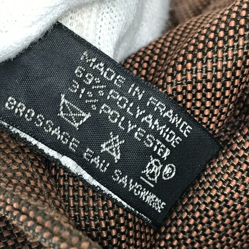HERMES エールライン バサスPM バサス PM カバン 斜め掛け メッセンジャーバッグ ショルダーバッグ キャンバス ユニセックス ブラウン