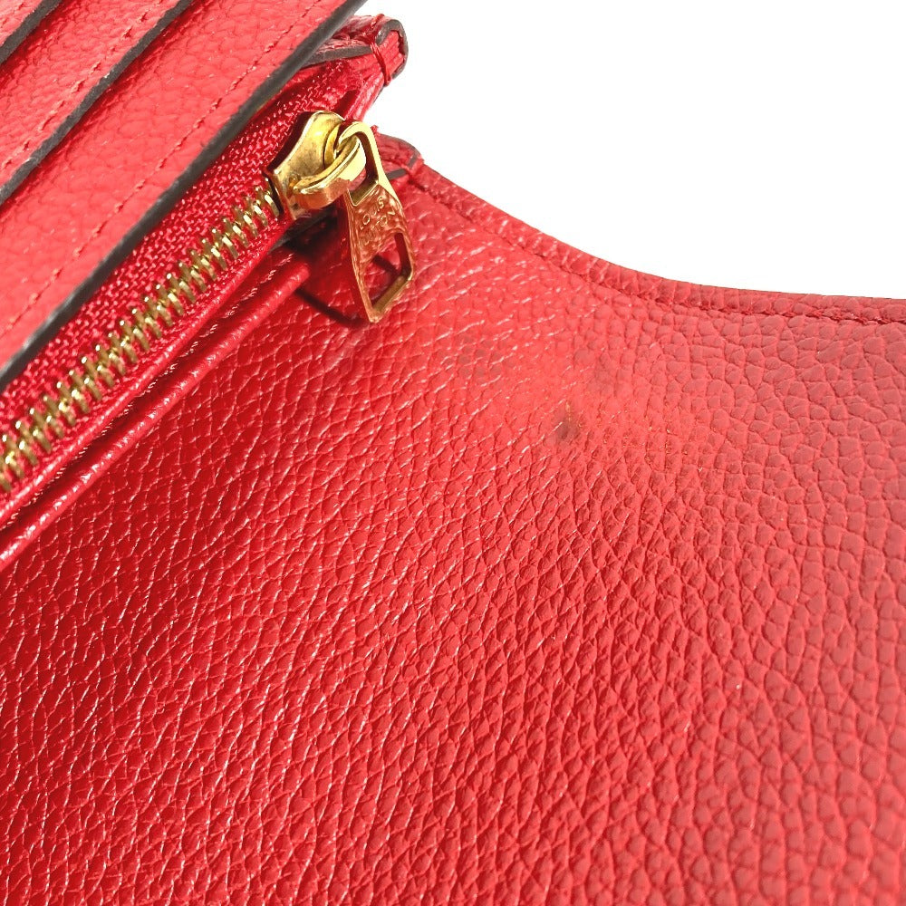 LOUIS VUITTON M61181 モノグラムアンプラント ポルトフォイユ サラ ロングウォレット フラップ 長財布 モノグラムアンプラントレザー ユニセックス レッド