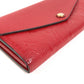 LOUIS VUITTON M61181 モノグラムアンプラント ポルトフォイユ サラ ロングウォレット フラップ 長財布 モノグラムアンプラントレザー ユニセックス レッド