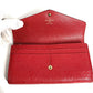 LOUIS VUITTON M61181 モノグラムアンプラント ポルトフォイユ サラ ロングウォレット フラップ 長財布 モノグラムアンプラントレザー ユニセックス レッド