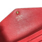 LOUIS VUITTON M61181 モノグラムアンプラント ポルトフォイユ サラ ロングウォレット フラップ 長財布 モノグラムアンプラントレザー ユニセックス レッド