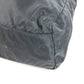 PRADA Triangle Logo Plate Shoulder Tote Bag Handbag Shoulder Bag Nylon Unisex Black