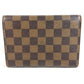 LOUIS VUITTON N61202 ダミエ ポルトトレゾールエテュイパピエ コンパクトウォレット 3つ折り財布 ダミエキャンバス ユニセックス エベヌ ブラウン