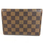 LOUIS VUITTON N61202 ダミエ ポルトトレゾールエテュイパピエ コンパクトウォレット 3つ折り財布 ダミエキャンバス ユニセックス エベヌ ブラウン