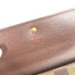 LOUIS VUITTON N61202 ダミエ ポルトトレゾールエテュイパピエ コンパクトウォレット 3つ折り財布 ダミエキャンバス ユニセックス エベヌ ブラウン