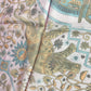 HERMES Aux Portes du Palais Kare 140 Carre 140 Shawl Stole Large Scarf Silk Unisex Purple