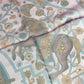 HERMES Aux Portes du Palais Kare 140 Carre 140 Shawl Stole Large Scarf Silk Unisex Purple