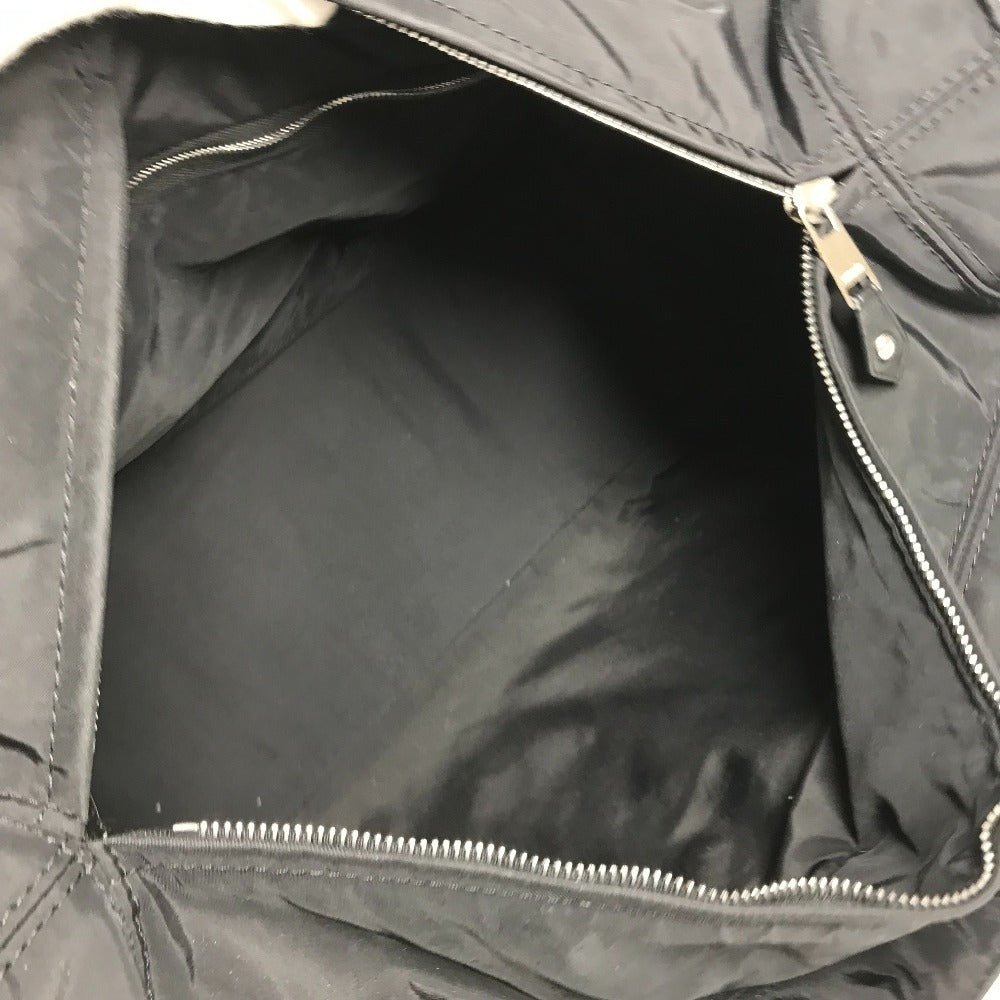HERMES アカプルコMM アカプルコ MM カバン ミニボストンバッグ トートバッグ ハンドバッグ レザー/ナイロン ユニセックス ブラック