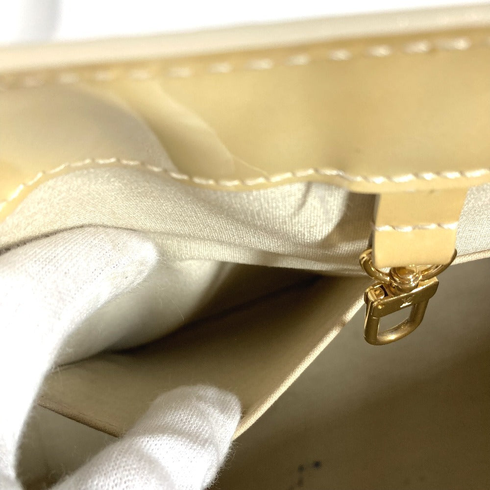 LOUIS VUITTON M91441 Monogram Vernis Wilshire MM Wilshire MM Bag Shoulder Bag Tote Bag Handbag Monogram Vernis Women's Blanc Corail Beige