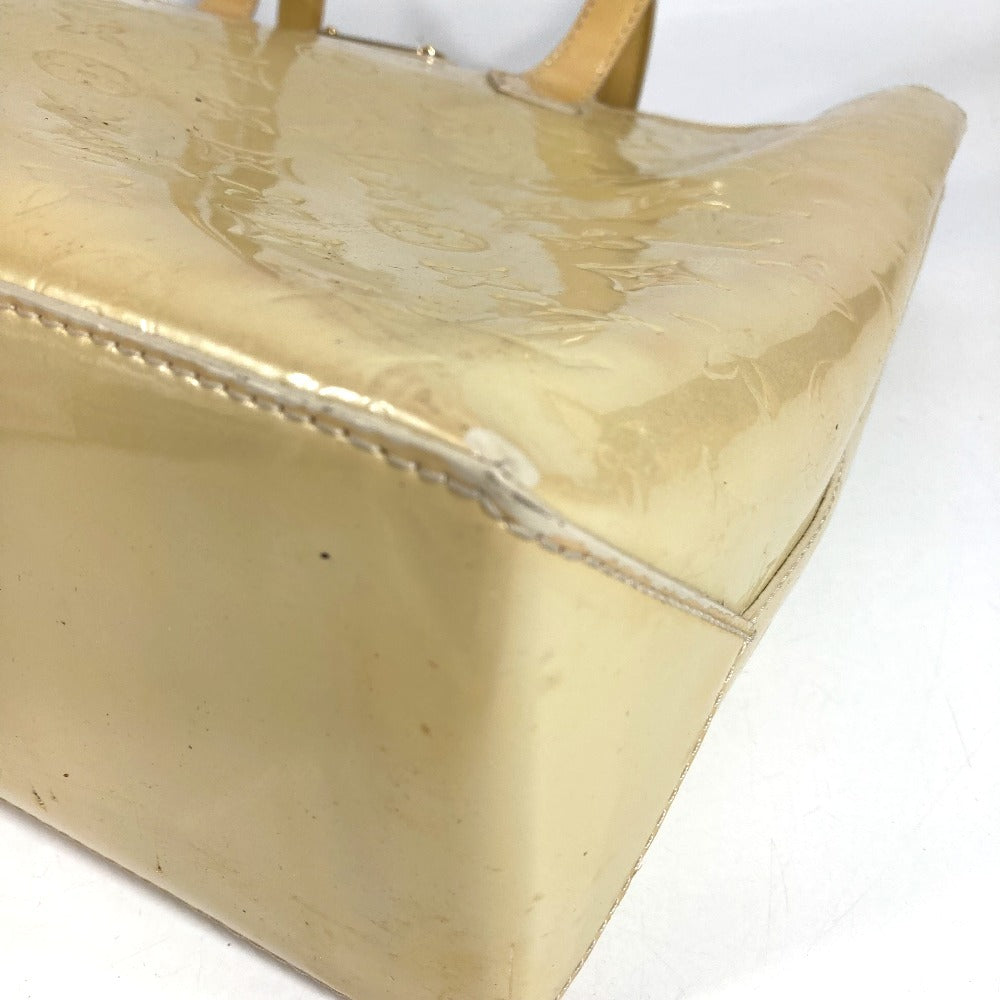 LOUIS VUITTON M91441 Monogram Vernis Wilshire MM Wilshire MM Bag Shoulder Bag Tote Bag Handbag Monogram Vernis Women's Blanc Corail Beige
