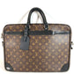 LOUIS VUITTON M40224 Monogram Macassar Port Document Voyage GM PDV Handbag Document Bag Briefcase Business Bag Monogram Macassar Canvas Unisex Brown