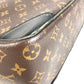 LOUIS VUITTON M40224 Monogram Macassar Port Document Voyage GM PDV Handbag Document Bag Briefcase Business Bag Monogram Macassar Canvas Unisex Brown