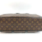LOUIS VUITTON M40224 Monogram Macassar Port Document Voyage GM PDV Handbag Document Bag Briefcase Business Bag Monogram Macassar Canvas Unisex Brown